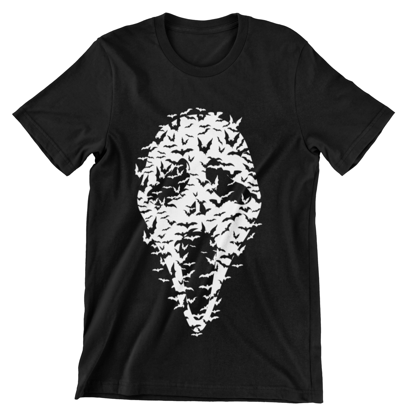 HALLOWEEN SCREAM MASK HALLOWEEN BATS TSHIT HALLOWEEN SCREAM TSHIRT