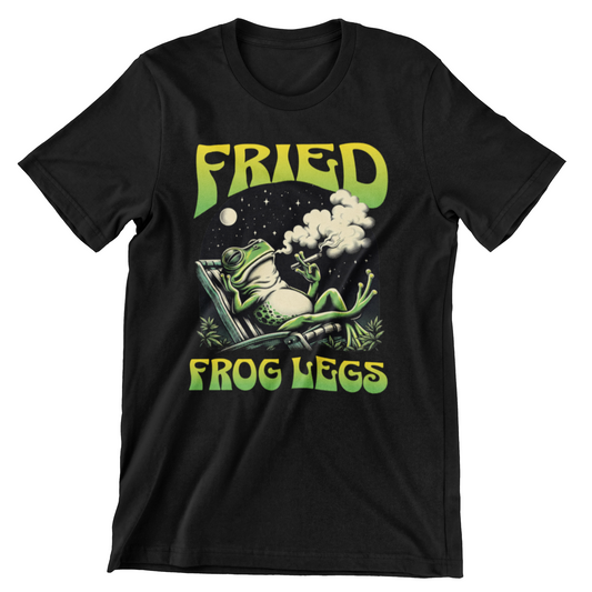 FRIED FROG LEGS FUNNY WEED STONER SHIRT